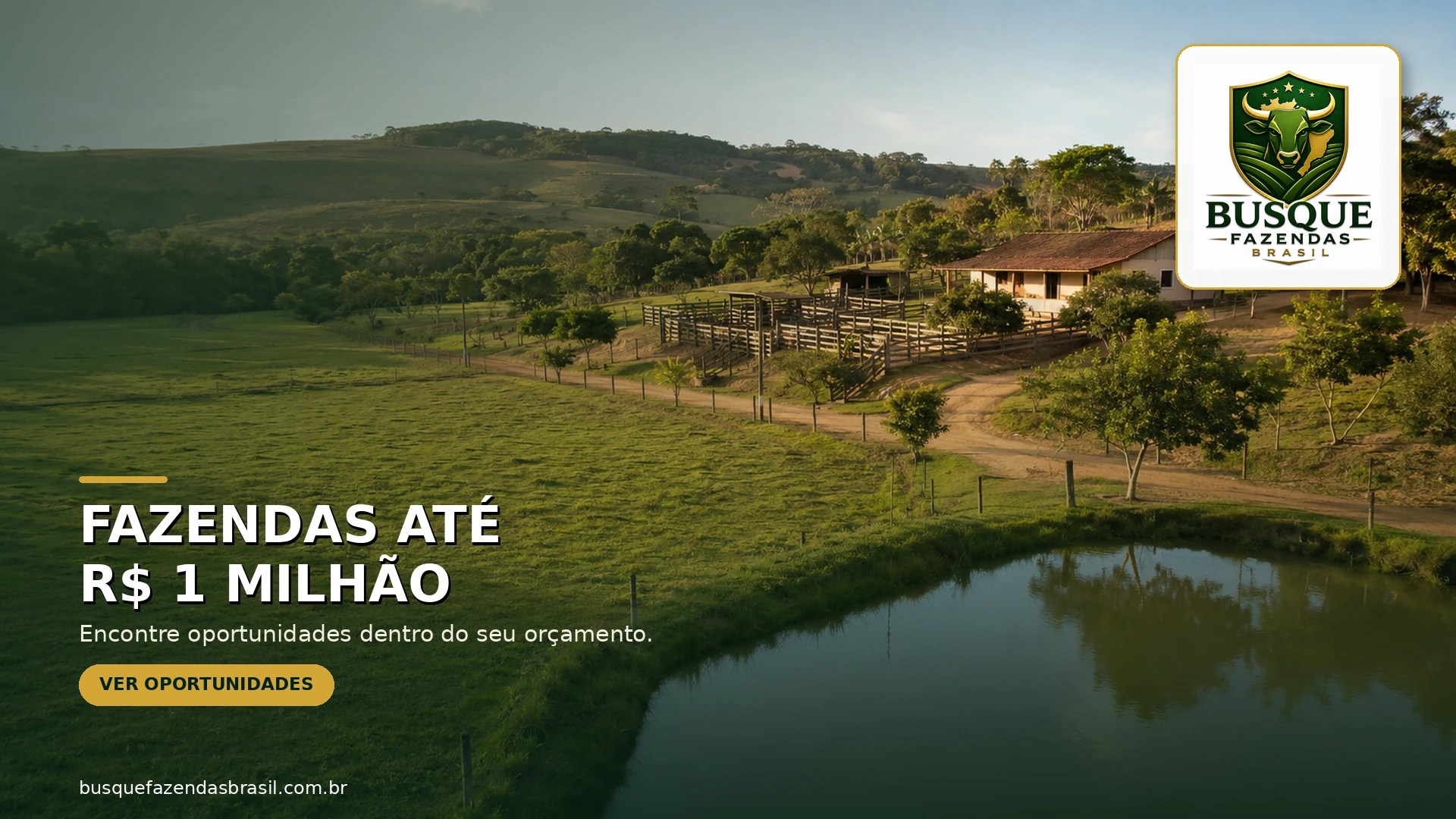 Fazenda para até r$ 1 milhão