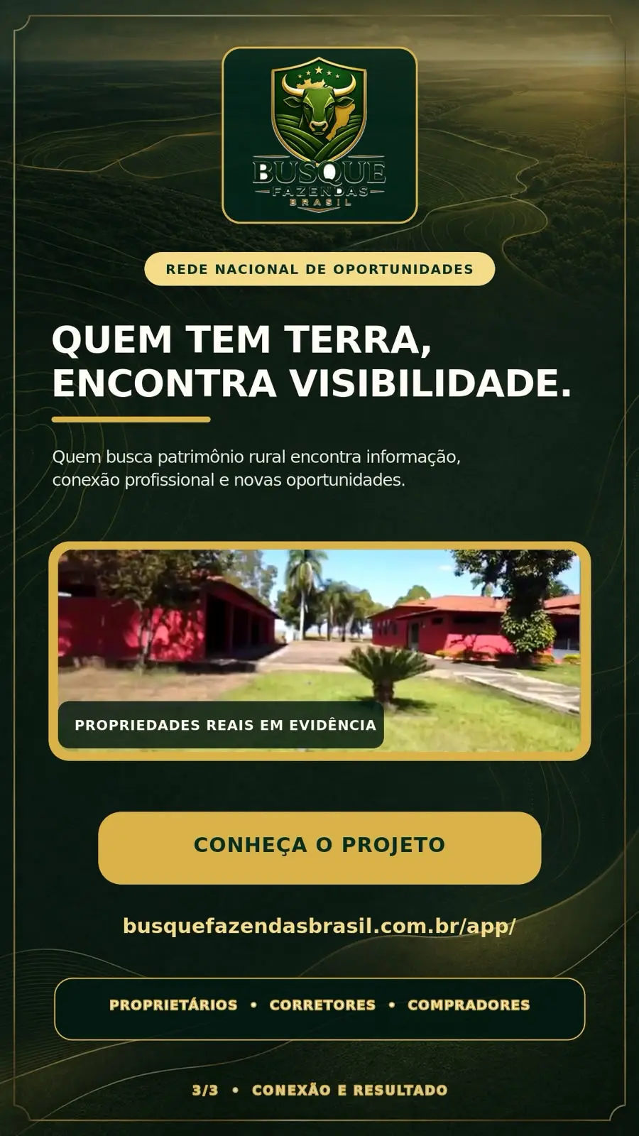 Conexão profissional para negociação de fazenda em Formosa