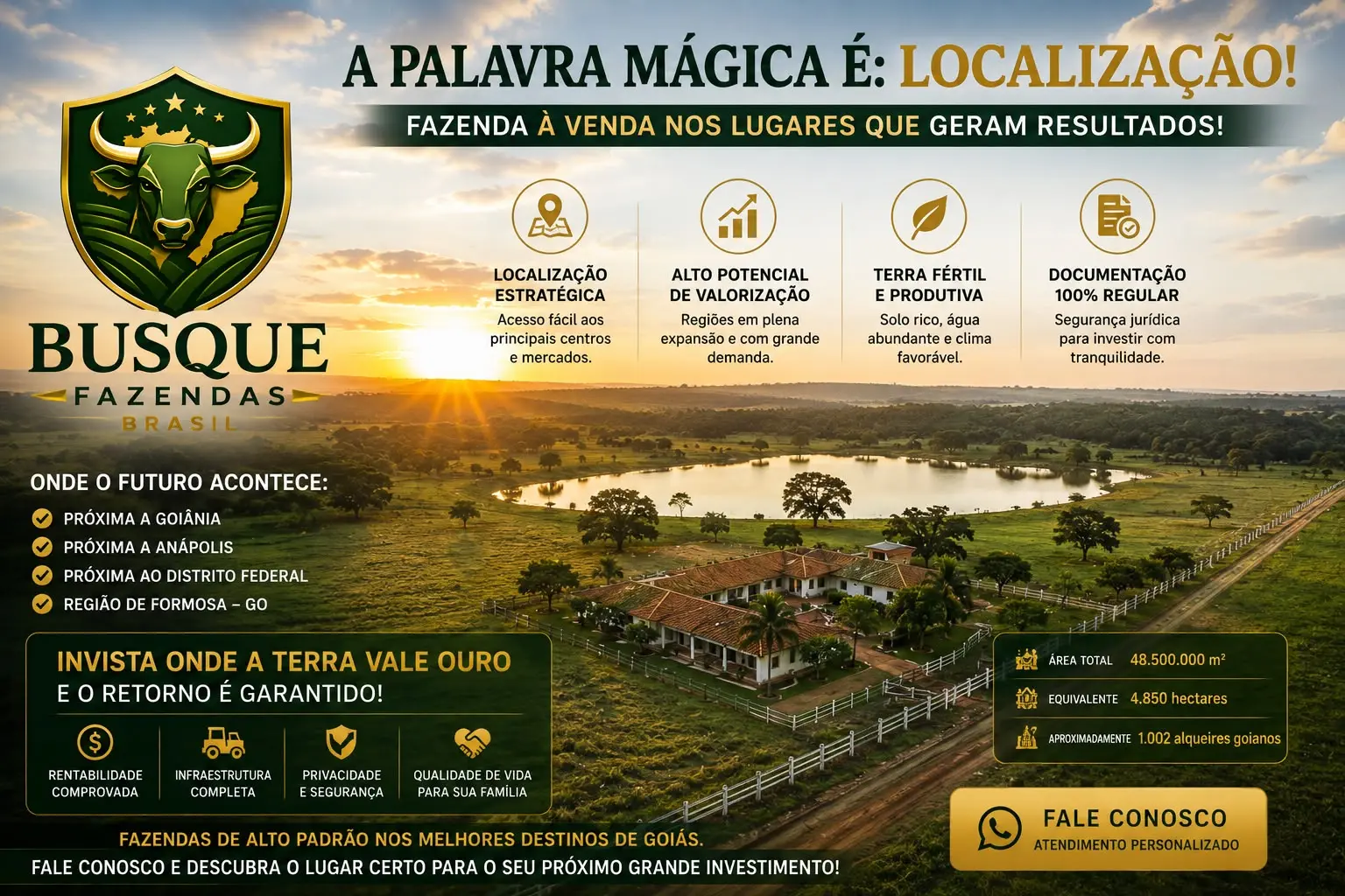 Comunicação de localização estratégica