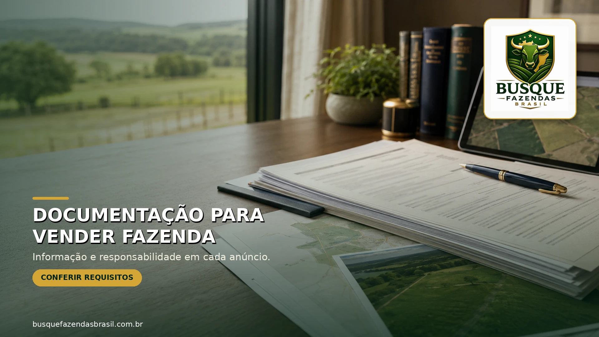 Documentação para vender fazenda