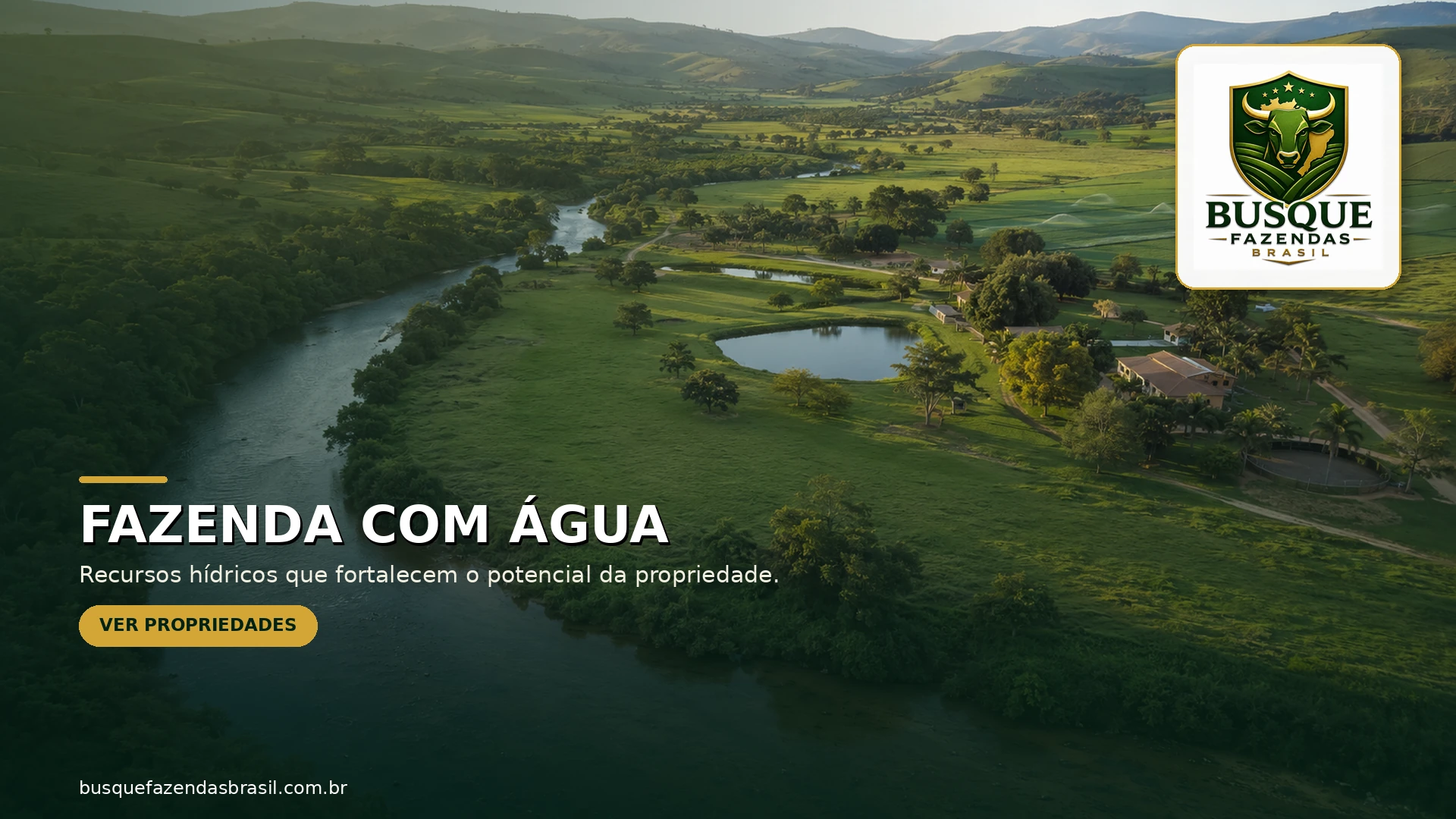 Fazendas com recursos hídricos
