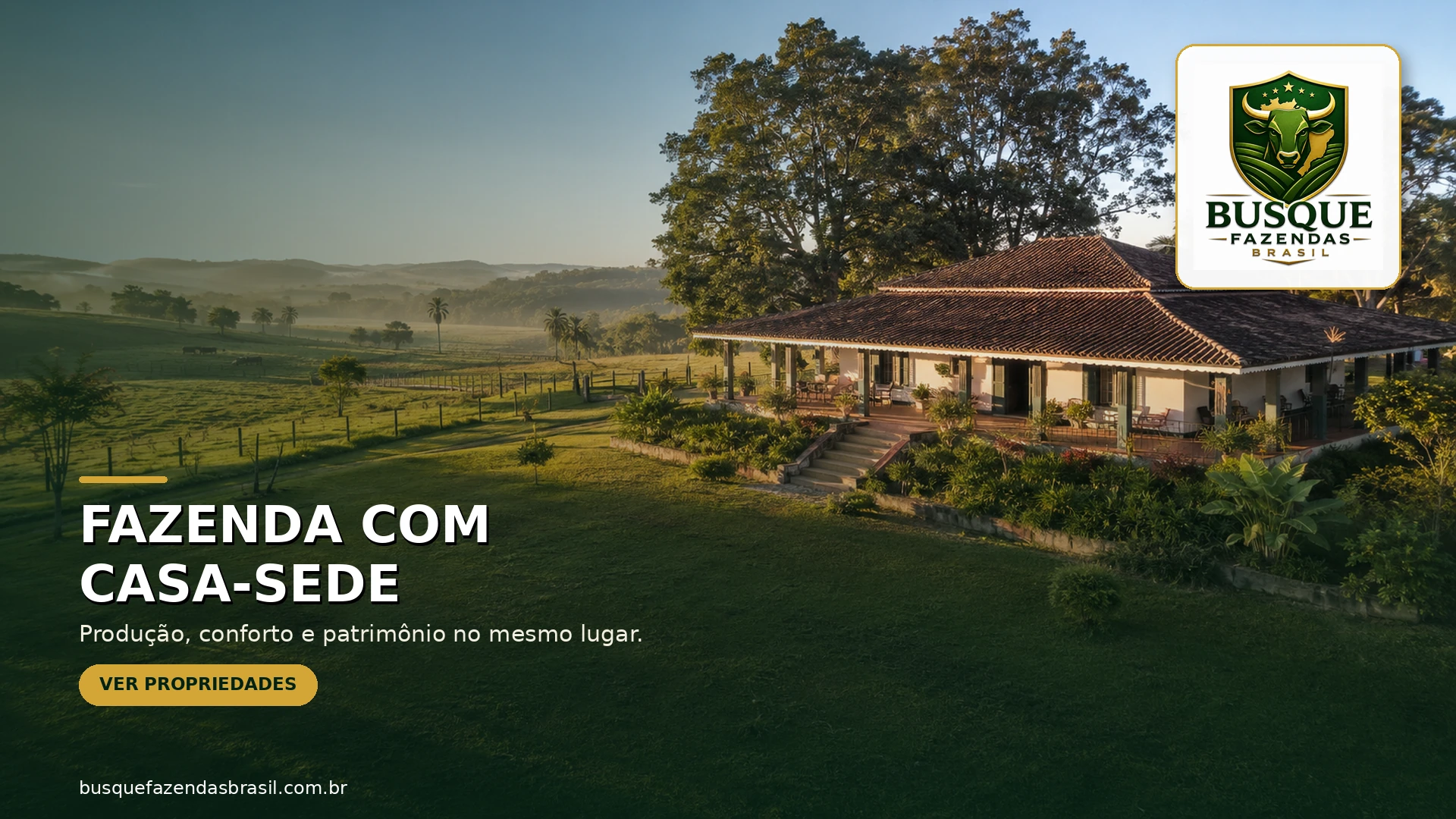 Fazendas com casa-sede